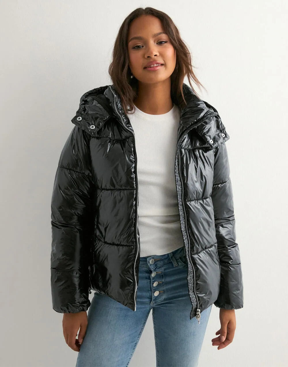 ARIA | Shiny Puffer Jacket