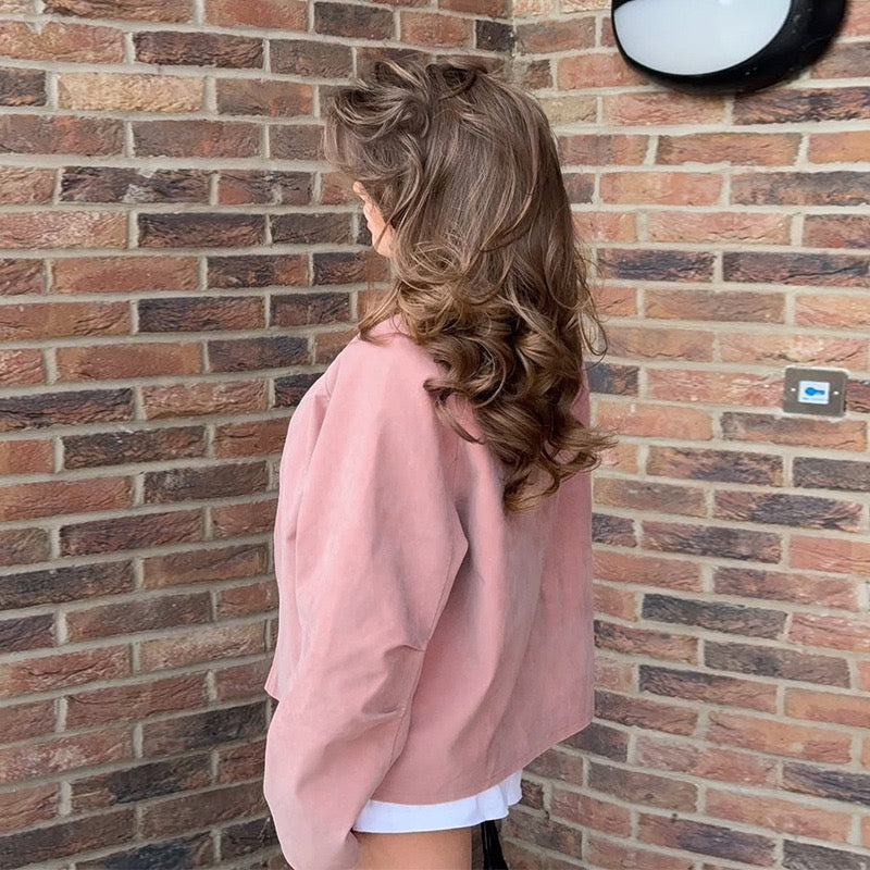 ARIA | Suede Cloud Bomber