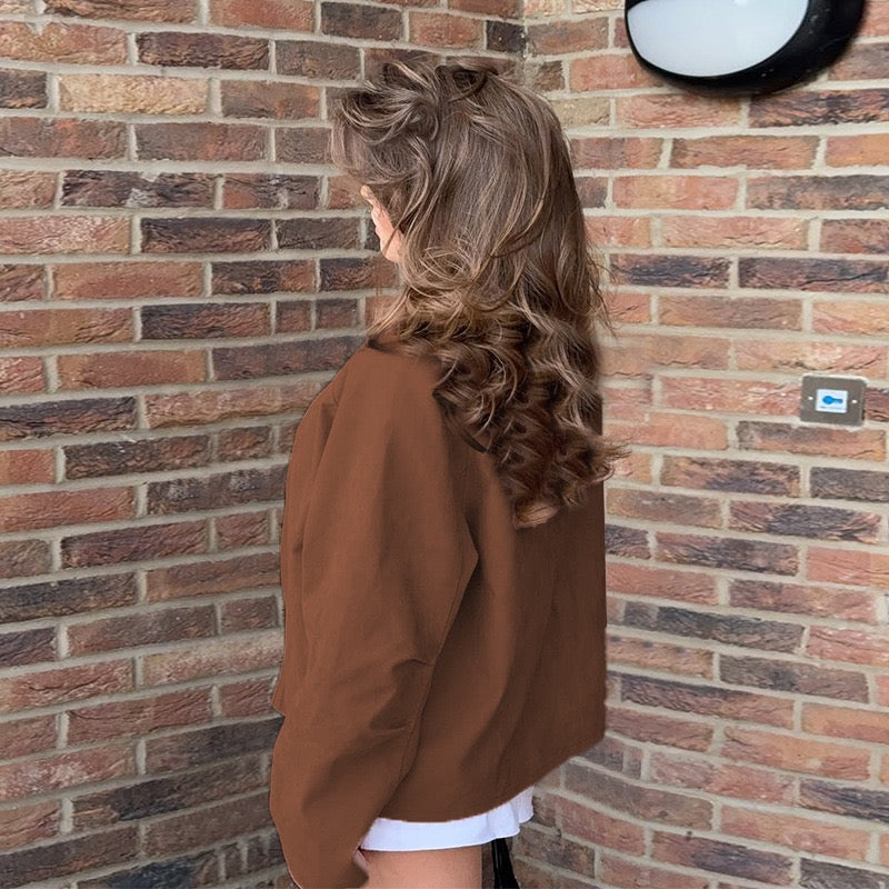 ARIA | Suede Cloud Bomber