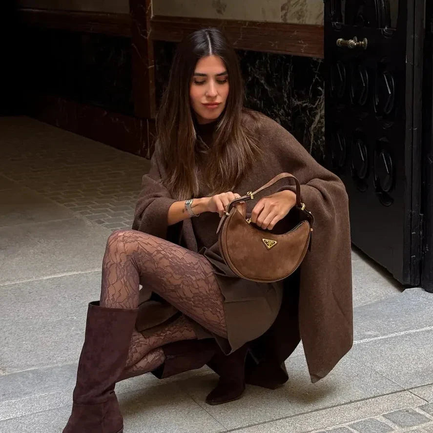 ARIA | Soft Drape Knit Poncho