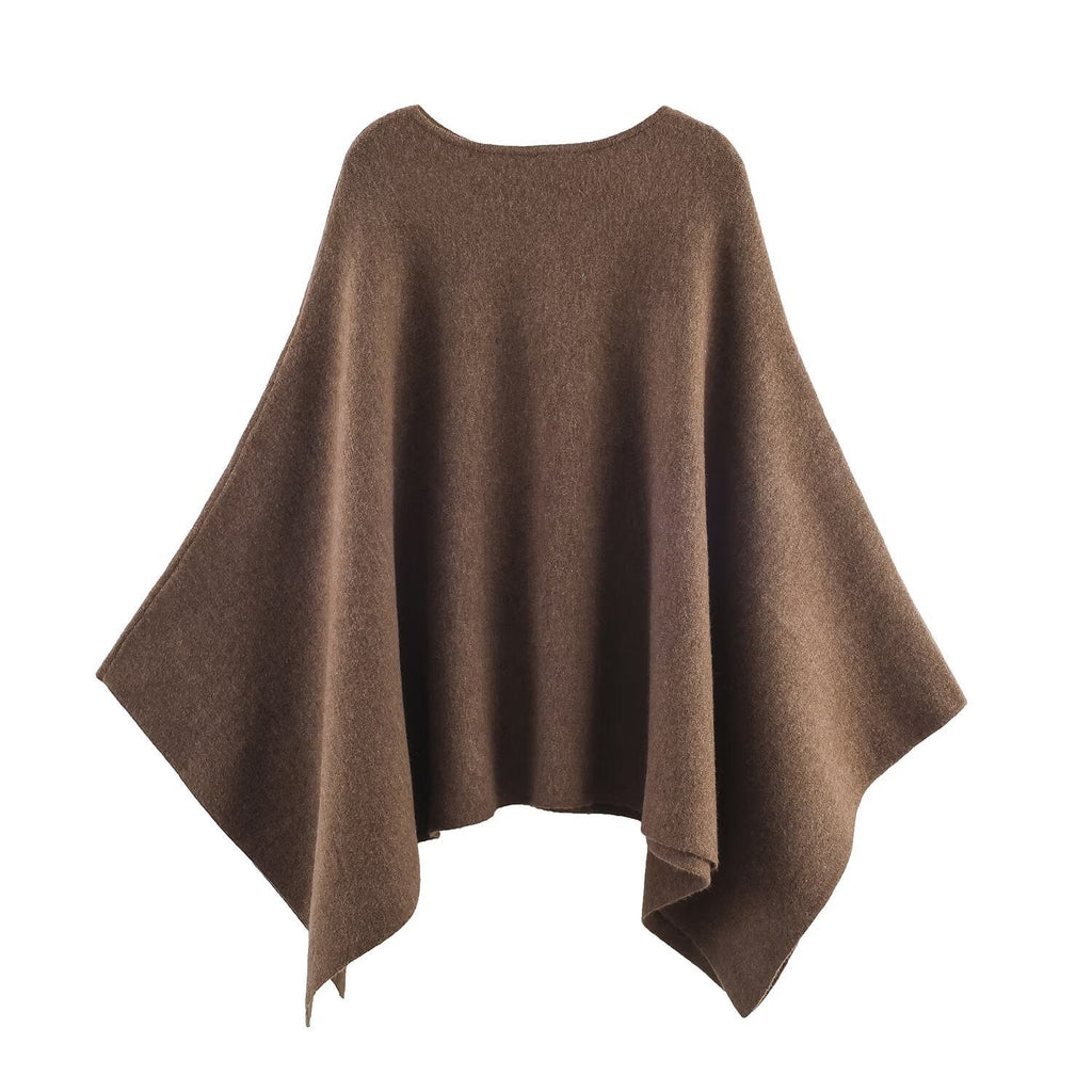 ARIA | Soft Drape Knit Poncho