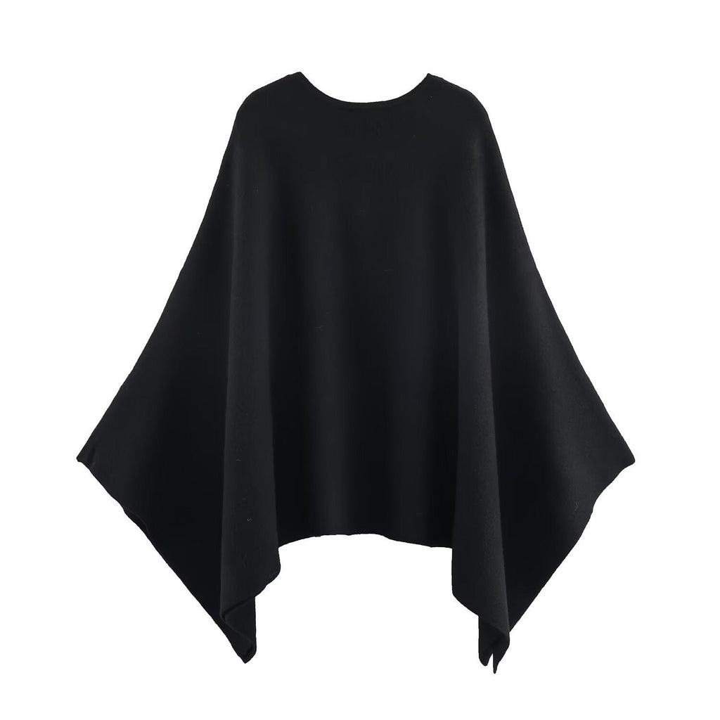 ARIA | Soft Drape Knit Poncho