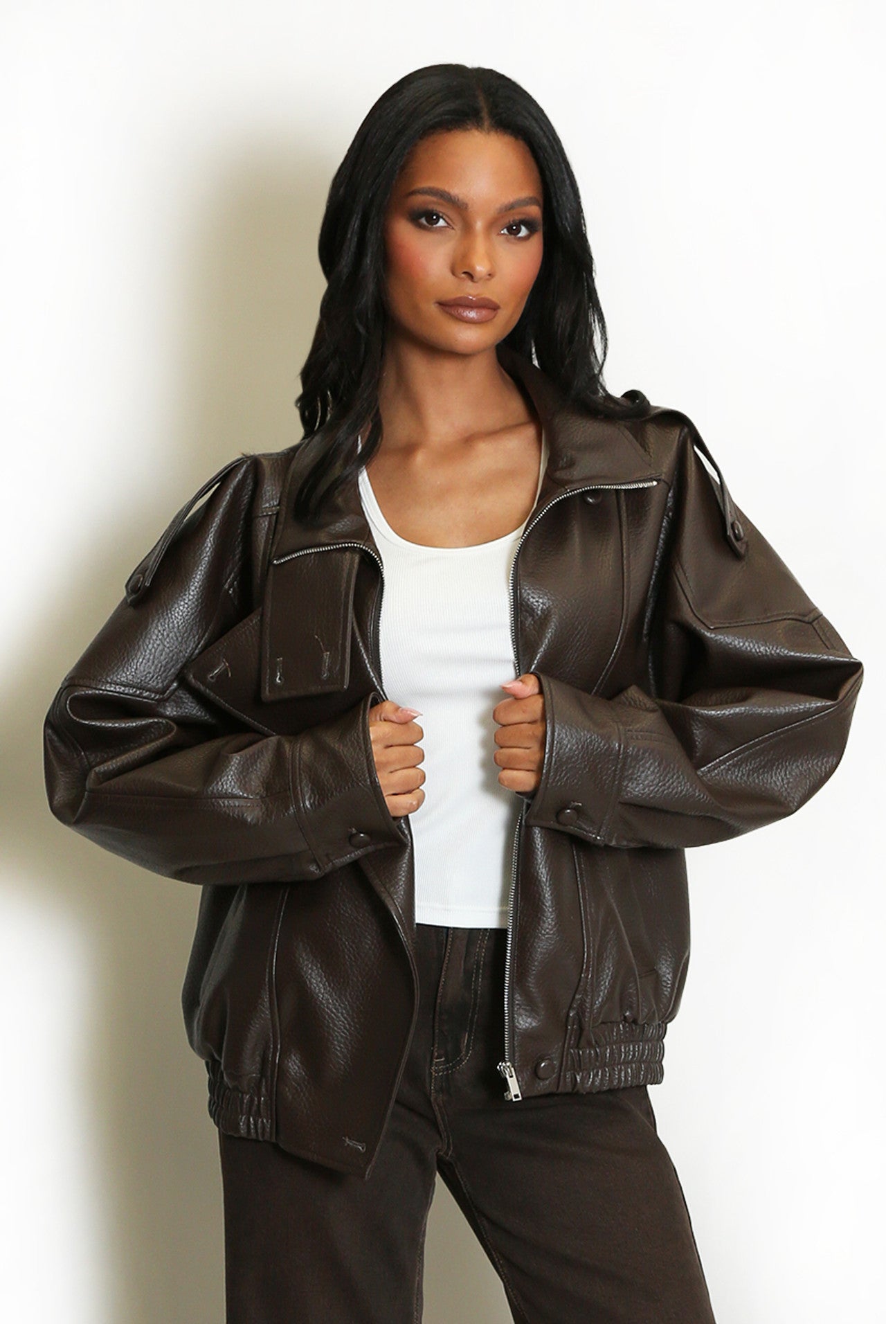 ARIA | Uptown Leather Jacket