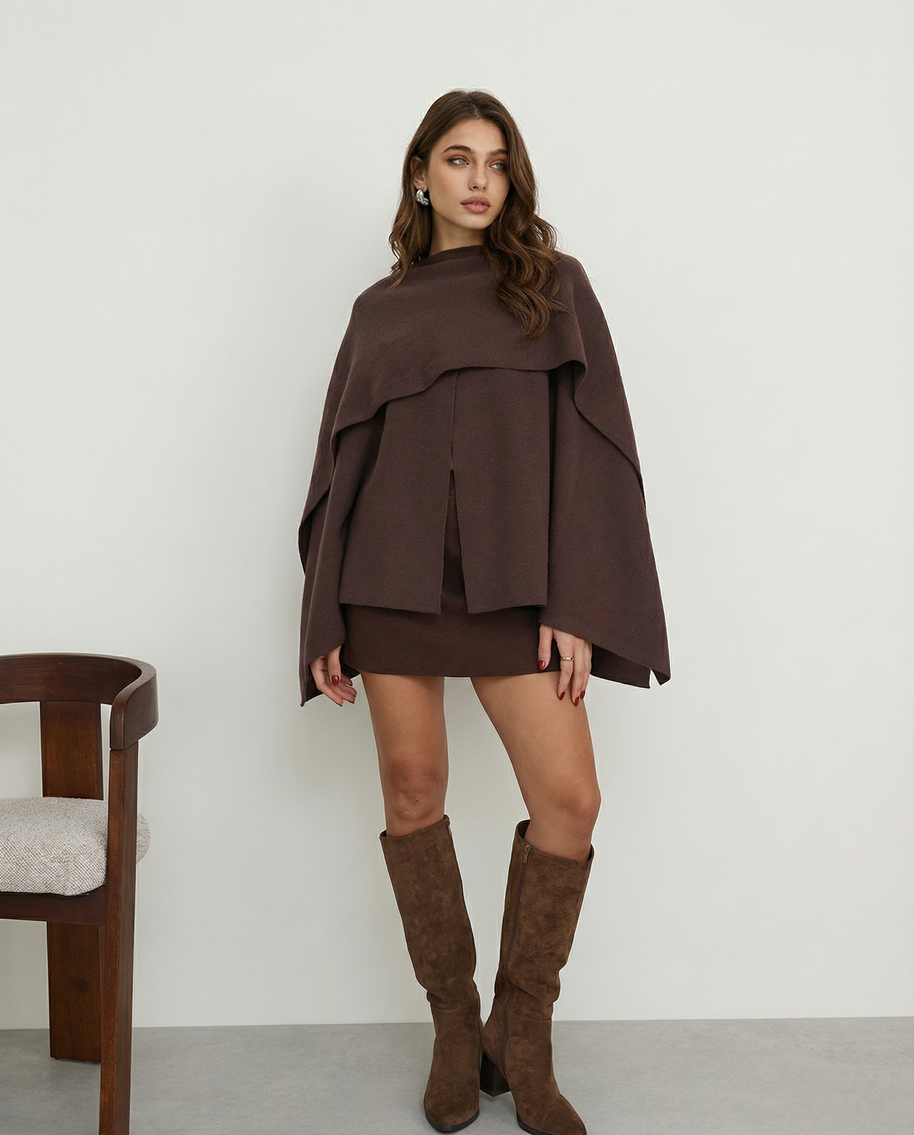 ARIA | Short Cape Coat